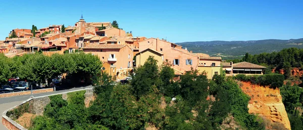 Dorp Gelegen Roussillon Provence Frankrijk — Stockfoto