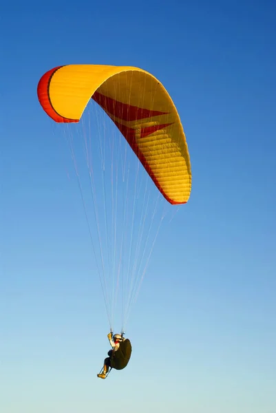 Parapente Controle Sol — Fotografia de Stock