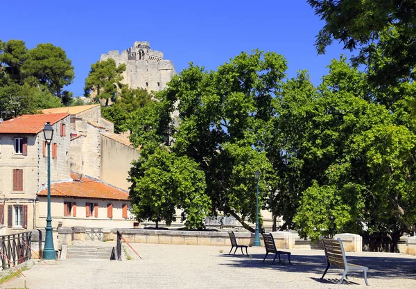 Fransa Beaucaire Meydanı Kalesi Avrupa — Stok fotoğraf