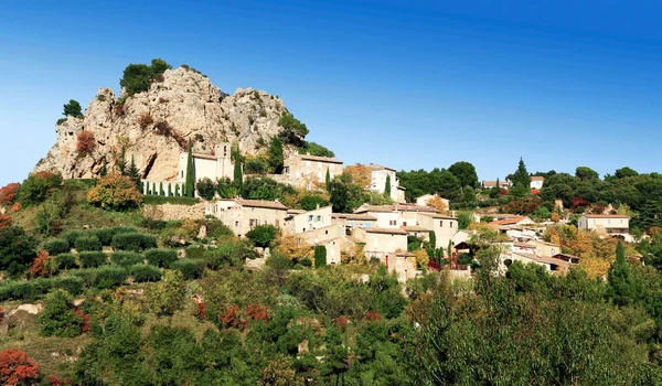 Small Hilltop Village Roque Alric Provence France — Stock Photo, Image