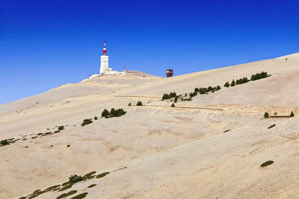 Stone desert at the top of Mont Ventoux in Provence,France.