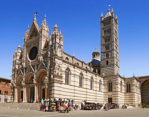Catedral Nossa Senhora Assunção Siena — Fotografia de Stock