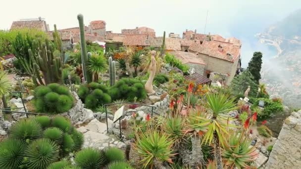 Vista Aérea Dos Jardins Suspensos Aldeia — Vídeo de Stock