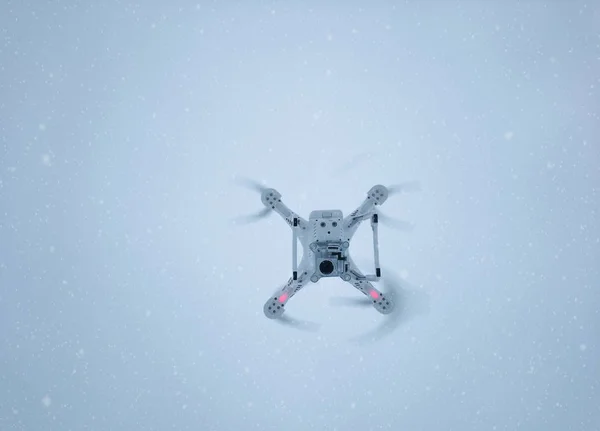 Drone Vole Dans Neige — Photo