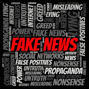 Kelime Bulutu: Sahte Haberler ve Yalanlar