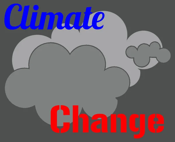 Words Clouds Climate Chance — 스톡 사진