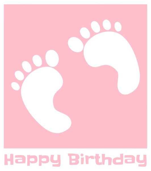 первые шаги - следы ребенка
