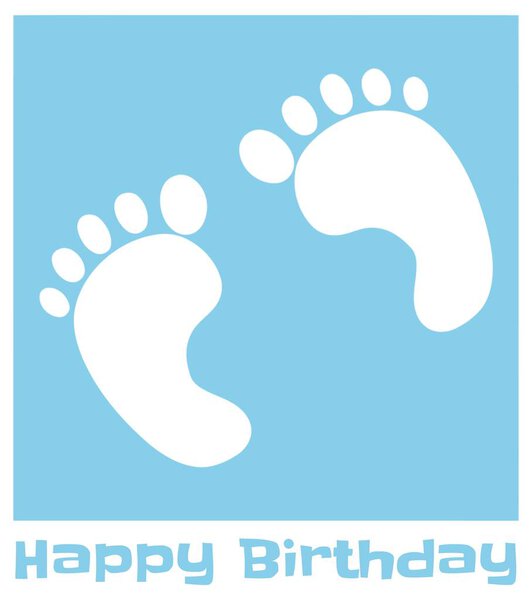 первые шаги - следы ребенка
