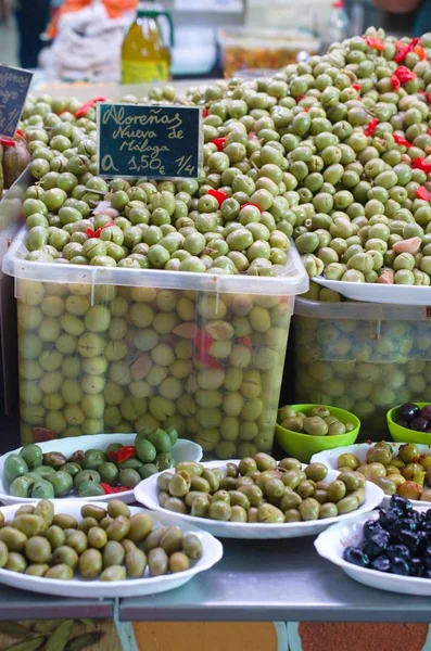 Olives Weekly Market Spain — Stock Photo, Image