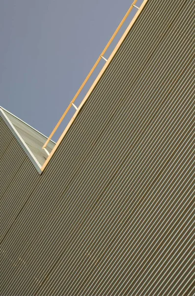 Detail Moderní Průmyslové Fasády — Stock fotografie
