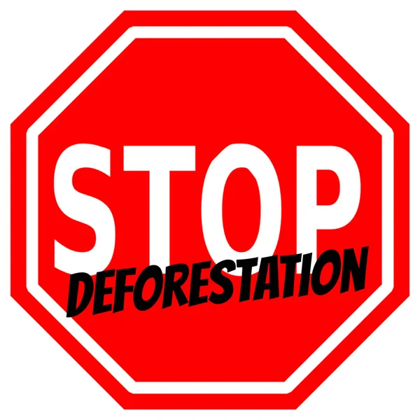 Stop Deforestation Now — Stock Photo, Image