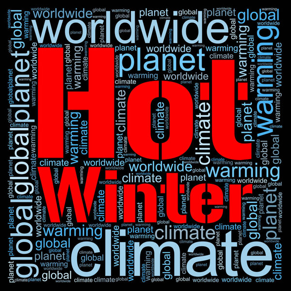 Word Cloud: Hot Winter - Global Warming