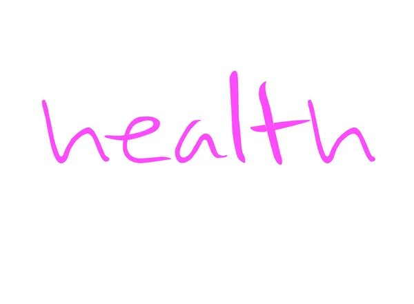 Graphic Health White Background — 스톡 사진