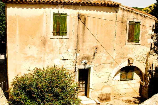 Impresión Pequeño Pueblo Provence Francia — Foto de Stock