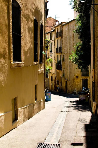 Impresión Pequeño Pueblo Provence Francia — Foto de Stock