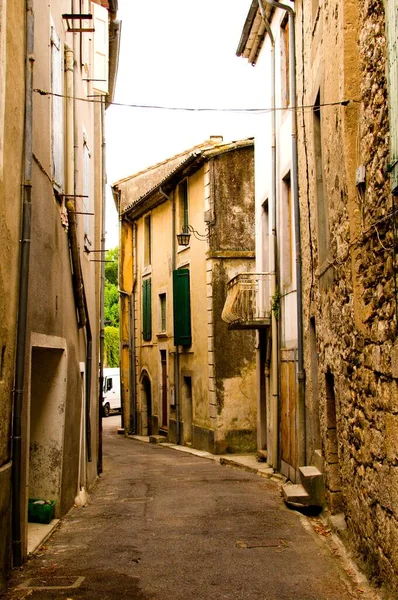 Impresión Pequeño Pueblo Provence Francia — Foto de Stock