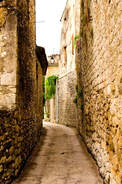 Impresión Pequeño Pueblo Provence Francia — Foto de Stock