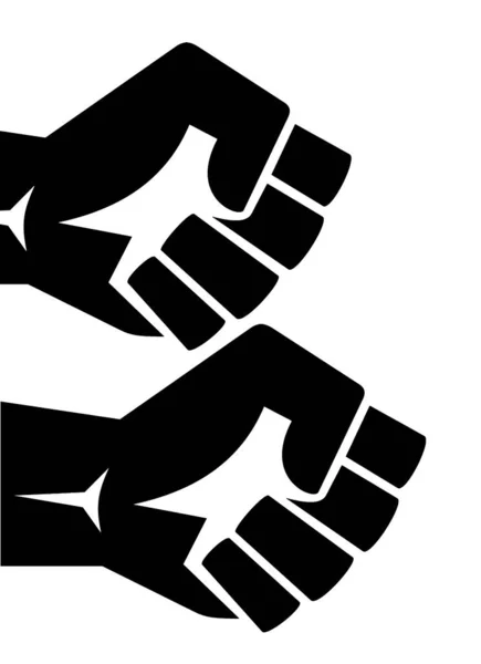 Stylized Fist Sign Resistance — Stock Photo, Image