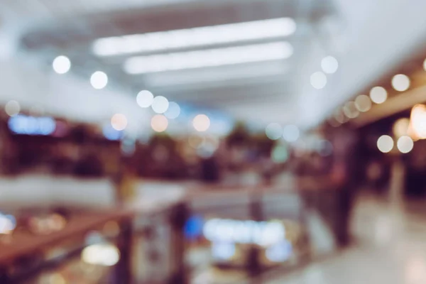 Blur Pessoas Shopping Center Centro Loja Departamento Fundo Fim Semana — Fotografia de Stock