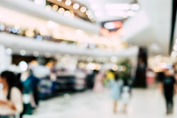 Blur Pessoas Shopping Center Centro Loja Departamento Fundo Fim Semana — Fotografia de Stock