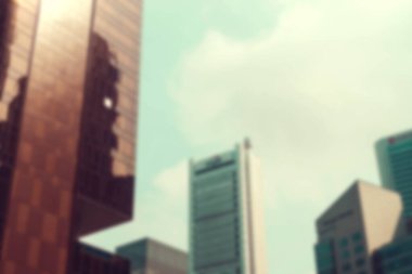 Blur sermaye şehir yüksek teknoloji ulaşım sistemi ile şehirde birçok bina