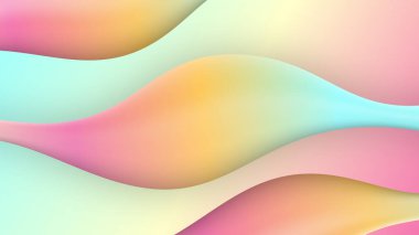 Akışkan stil duvar kağıdı veya soyut renkli akış arka plan 3 boyutlu elementleri şekillendirir. Eps10 vektör illüstrasyon grafik tasarımı.