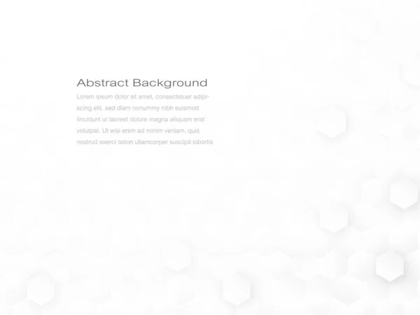 Texture Géométrique Isométrique Abstraite Nid Abeille Polygone Blanc Gris Fond — Image vectorielle