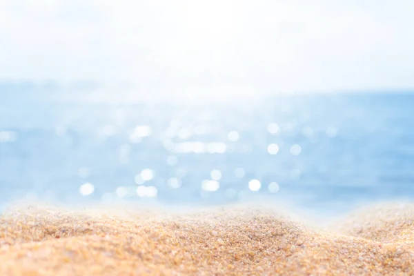 Tropisk Natur Ren Strand Och Vit Sand Sommaren Med Palm — Stockfoto