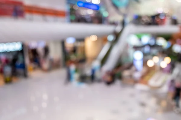 Blur Pessoas Shopping Center Centro Loja Departamento Fundo Fim Semana — Fotografia de Stock
