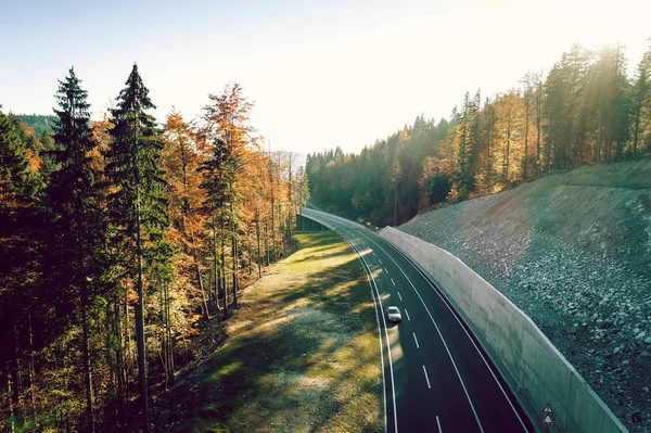 Bergweg tussen Sarajevo en Tuzla — Stockfoto