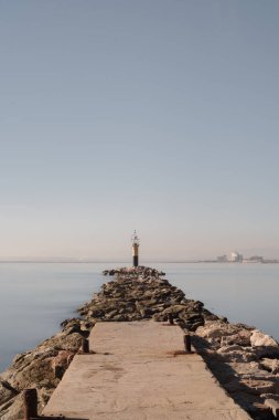 Güzel plaj gül Catalunya, Girona, İspanya