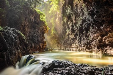 Green Canyon, Pangandaran, Indonesia clipart