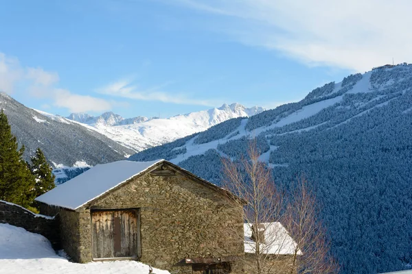 Lyžařské Stanice Tarter Andorra — Stock fotografie