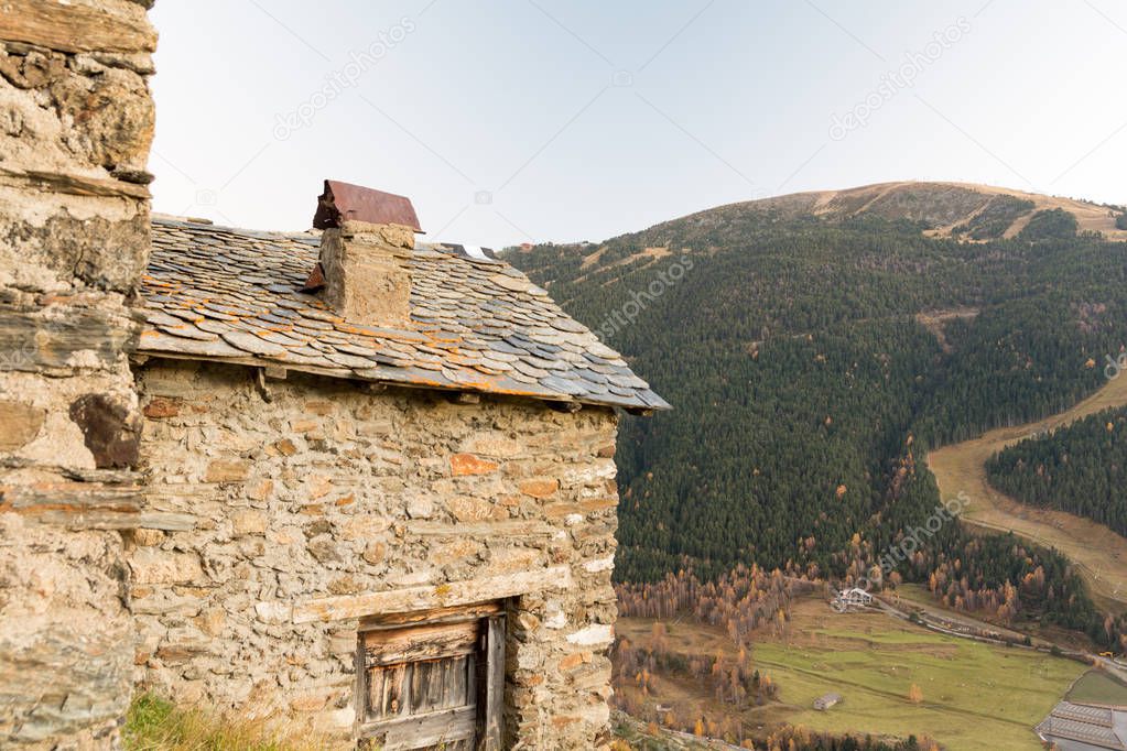 Pueblo del El Tarter en Canillo, Andorra. 