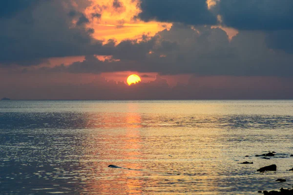 Zonsondergang Tioman Island Maleisië — Stockfoto