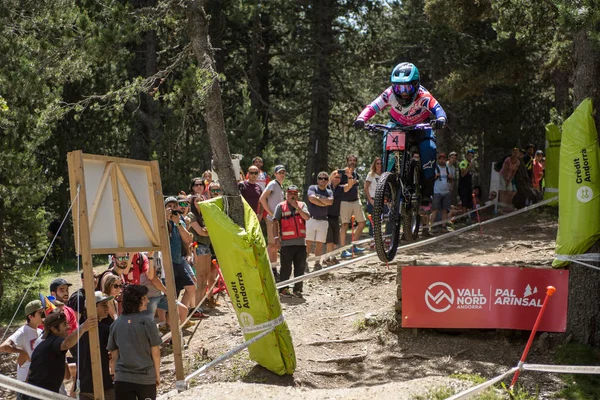 Vallnord Andorre Juillet 2018 Lors Course Qualification Coupe Monde Uci — Photo