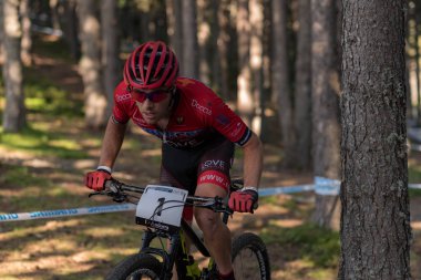 Vallnord, Andorra - 18 Temmuz: Mercedes-Benz UCI Mtb Dünya Kupası Efendi 2018 - Xco - Xcc - DHI Vallnord, Andorra üzerinde 18 Temmuz 2018 yılında Vallnord, Andorra kredi bisikletçi: Martin Silva Cosentino / Alamy Canlı Haberler