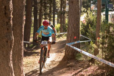 Vallnord, Andorra - 18 Temmuz: Mercedes-Benz UCI Mtb Dünya Kupası Efendi 2018 - Xco - Xcc - DHI Vallnord, Andorra üzerinde 18 Temmuz 2018 yılında Vallnord, Andorra kredi bisikletçi: Martin Silva Cosentino / Alamy Canlı Haberler