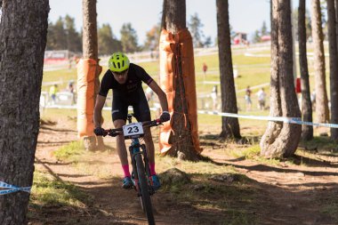 Vallnord, Andorra - 18 Temmuz: Mercedes-Benz UCI Mtb Dünya Kupası Efendi 2018 - Xco - Xcc - DHI Vallnord, Andorra üzerinde 18 Temmuz 2018 yılında Vallnord, Andorra kredi bisikletçi: Martin Silva Cosentino / Alamy Canlı Haberler