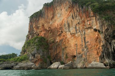 Railay, Krabi, Tayland 'ın güzel manzarası