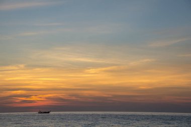 Koh Lanta, Tayland 'da gün batımı.