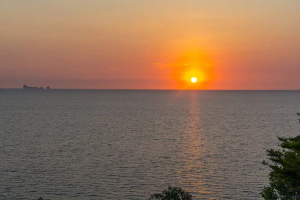 Zonsondergang Koh Lanta Thailand — Stockfoto