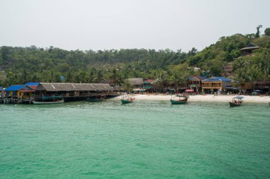 Sahil Koh Rong Adası, Kampot, Kamboçya: Mart 16 2015 : 