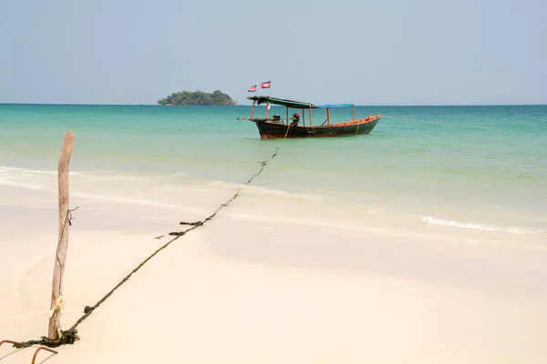 Coast Koh Rong Island Kampot Cambodia March 2015 — Stock Photo, Image