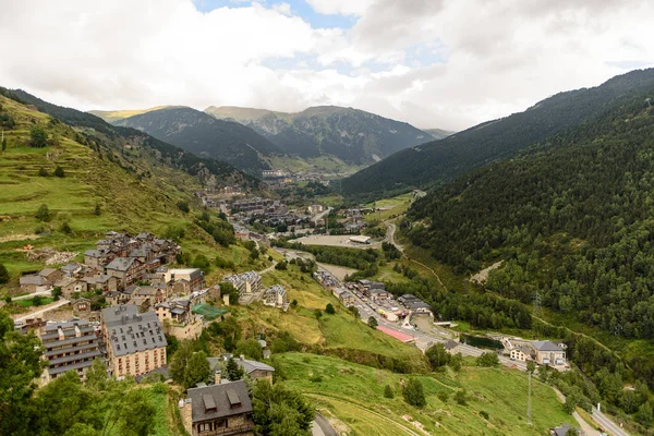 Cityscape Ransol ve El Tarter Canillo, Andora.