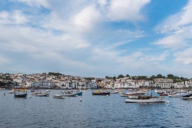 Gün batımı Cadaques, Girona, İspanya