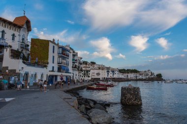 Gün batımı Cadaques, Girona, İspanya