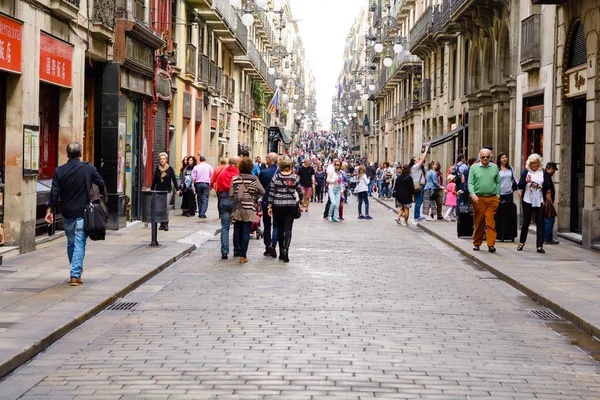 Ulice Barcelona Katalánsko Španělsko — Stock fotografie