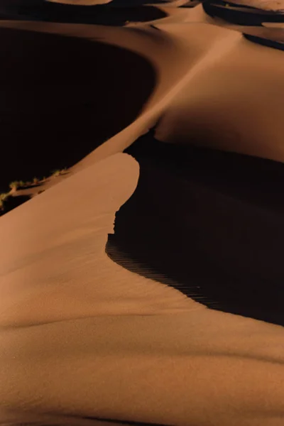 Duinen Woestijn Van Sahara Marokko — Stockfoto