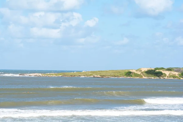 Playa Grande Nel Parco Nazionale Santa Teresa Rocha Uruguay — Foto Stock